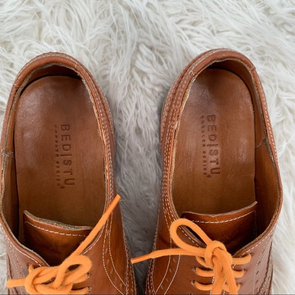 Bed Stü Brown Oxford Bovine Leather Shoes Men’s Size 8 main image 14